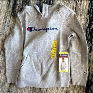 Champion Youth Embroidered Hoodie Boys Size Small 7/8
